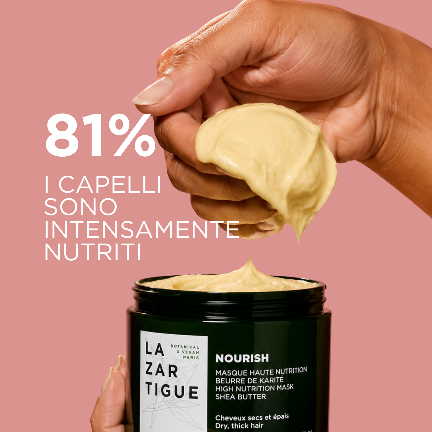 Maschera Nourish (Maschera alta nutrizione al burro di karité)