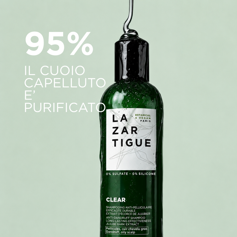 Shampoo Antiforfora Clear cuoio capelluto grasso (shampoo antiforfora)